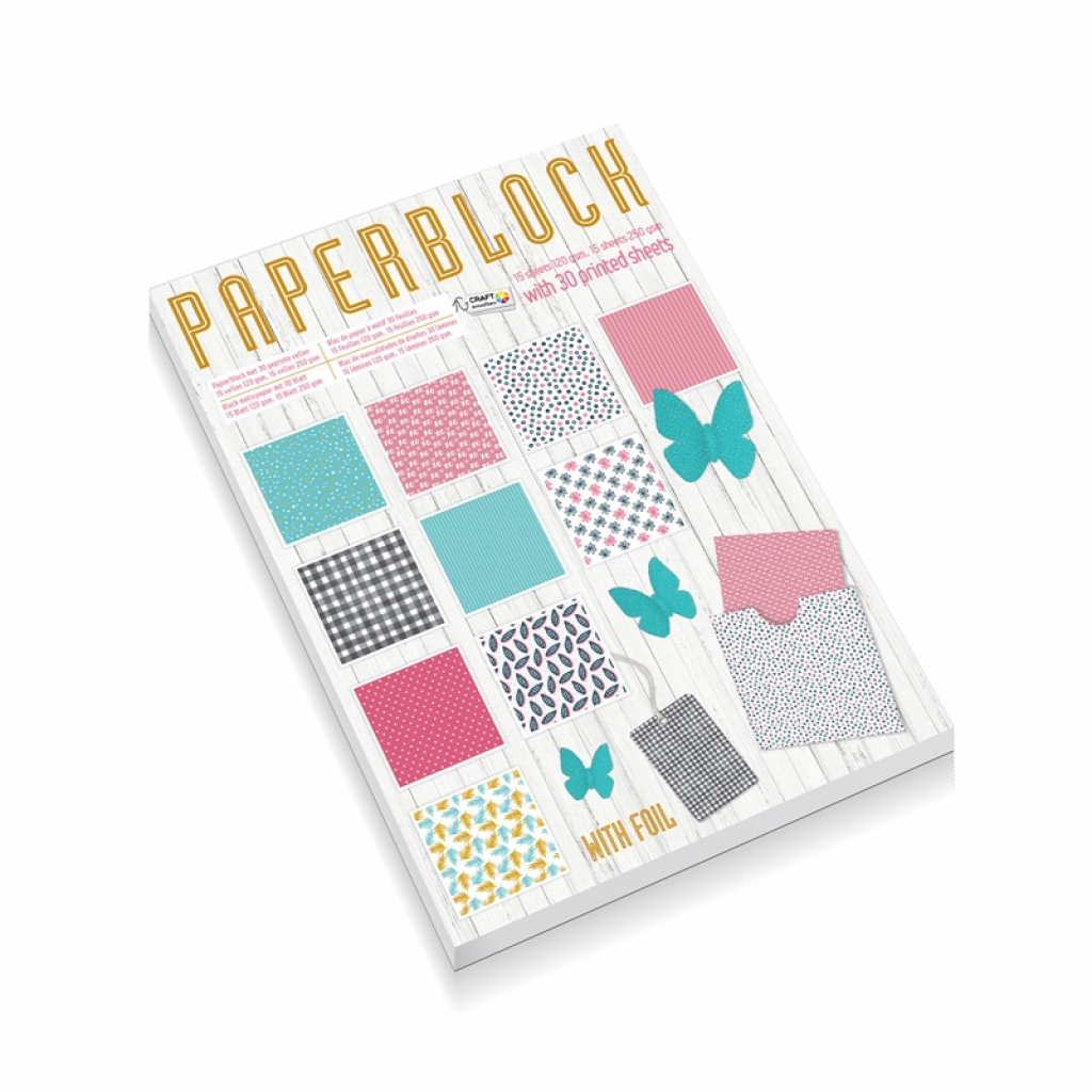 Craft ID Блок дизайнерска хартия, А4, 20 листана ниска цена с бърза доставка - BestPC.BG