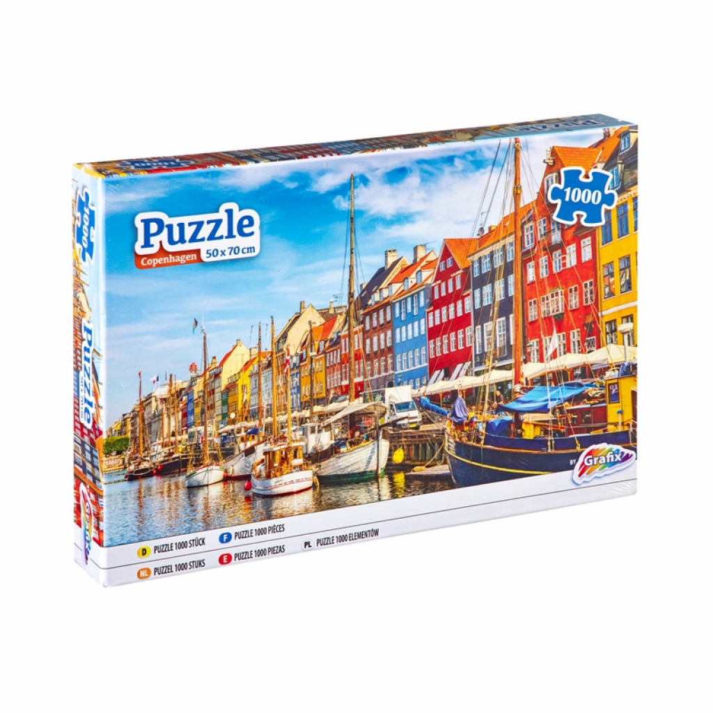 Moxy Пъзел Копенхаген, 50 х 70 cm, 1000 частина ниска цена с бърза доставка - BestPC.BG