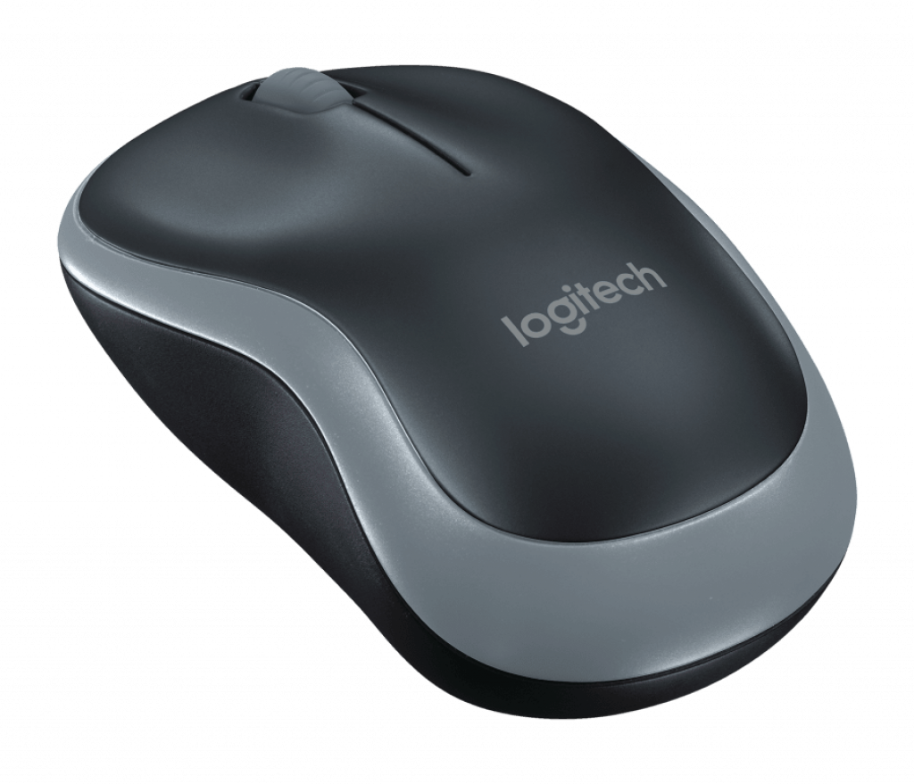 Безжична оптична мишка 
Logitech M185 Grey 910, сивана ниска цена с бърза доставка - BestPC.BG