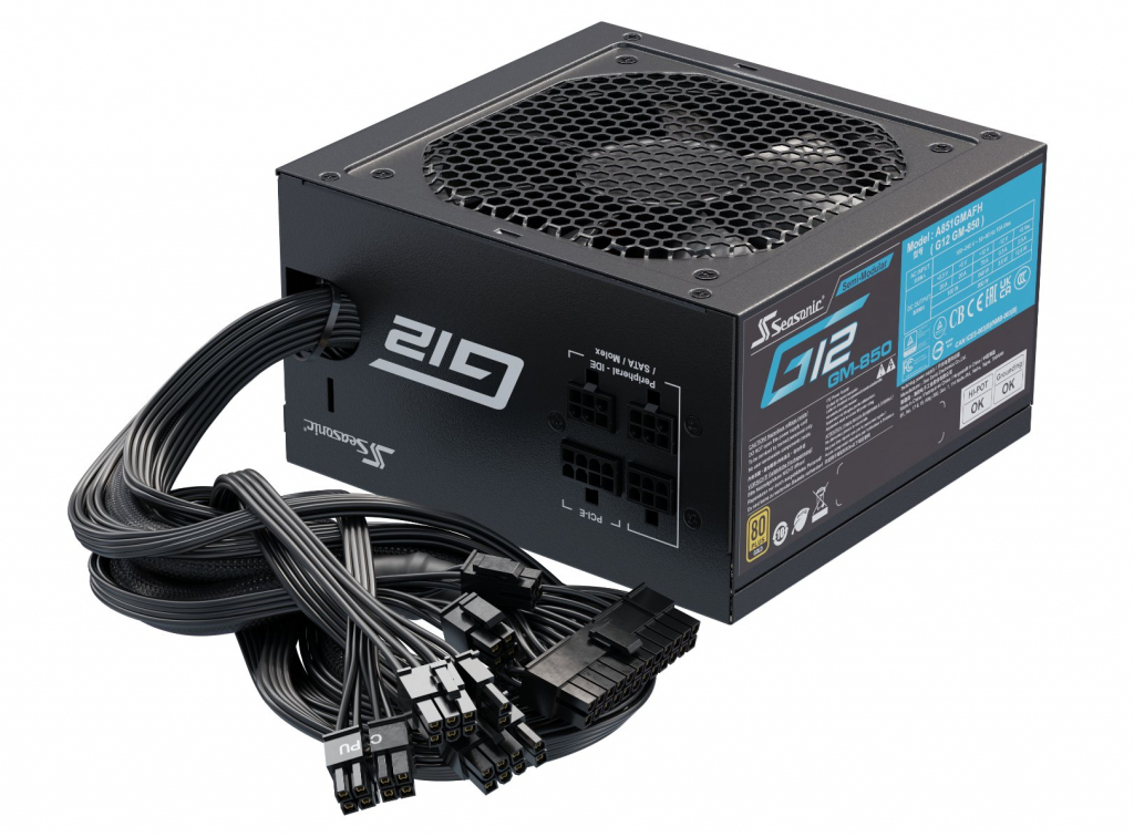Захранване Seasonic Захранване PSU 850W Gold - G12 GM-850на ниска цена с бърза доставка - BestPC.BG