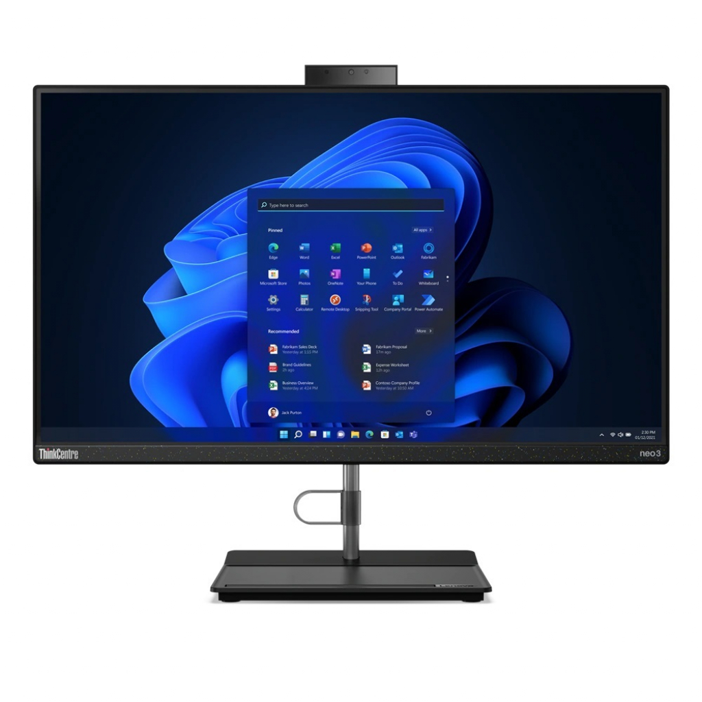 Компютър All-In-One Lenovo ThinkCentre neo 30a, Core i5-1240P, 8GB DDR4, 256GB SSD NVMe, 23.8" FHDна ниска цена с бърза доставка - BestPC.BG