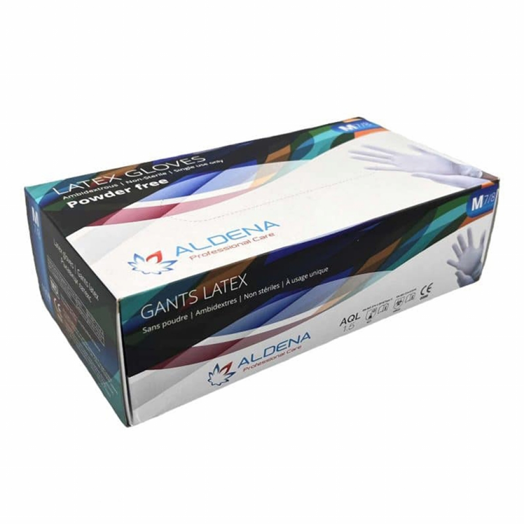 Почистващ продукт Aldena Ръкавици, латексови, L, нестерилни, без пудра, 100 брояна ниска цена с бърза доставка - BestPC.BG