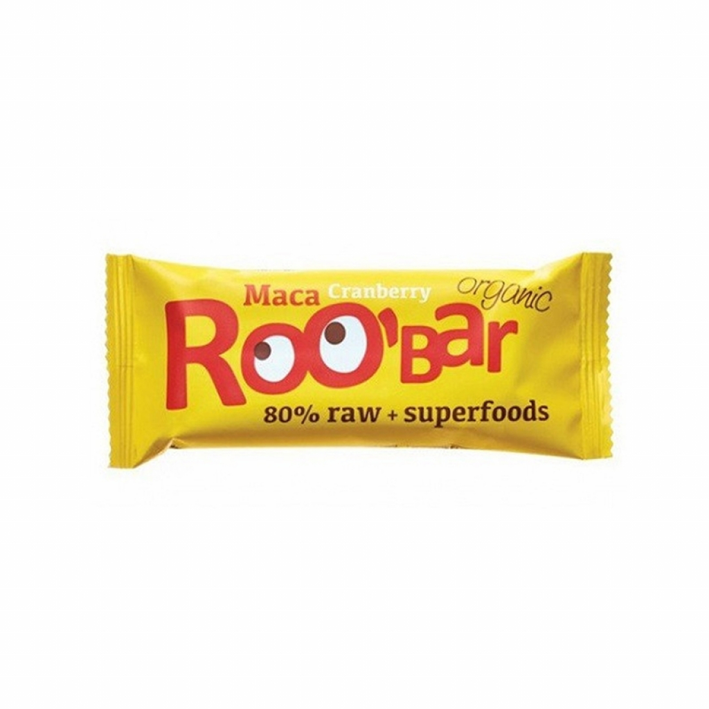 Продукт Roobar Суров бар, мака и червени боровинки, 30 gна ниска цена с бърза доставка - BestPC.BG