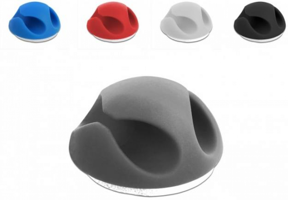 Други Комплект държачи за кабели DeLock 18296, 10 броя, 2 канала, Различни цветовена ниска цена с бърза доставка - BestPC.BG