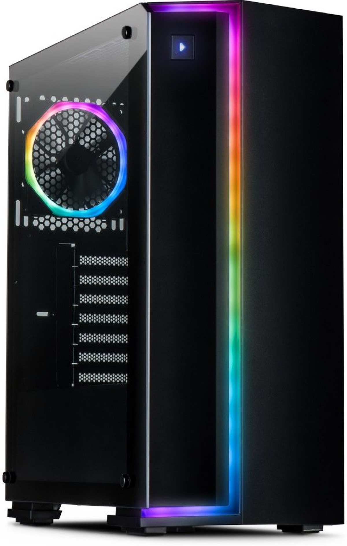 Inter-Tech S-3906 Renegade кутия с прозрачен страничен панелна ниска цена с бърза доставка - BestPC.BG