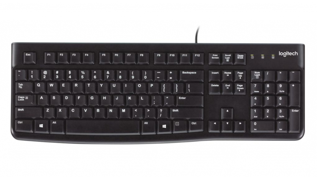 Клавиатура Logitech K120, US, чернана ниска цена с бърза доставка - BestPC.BG