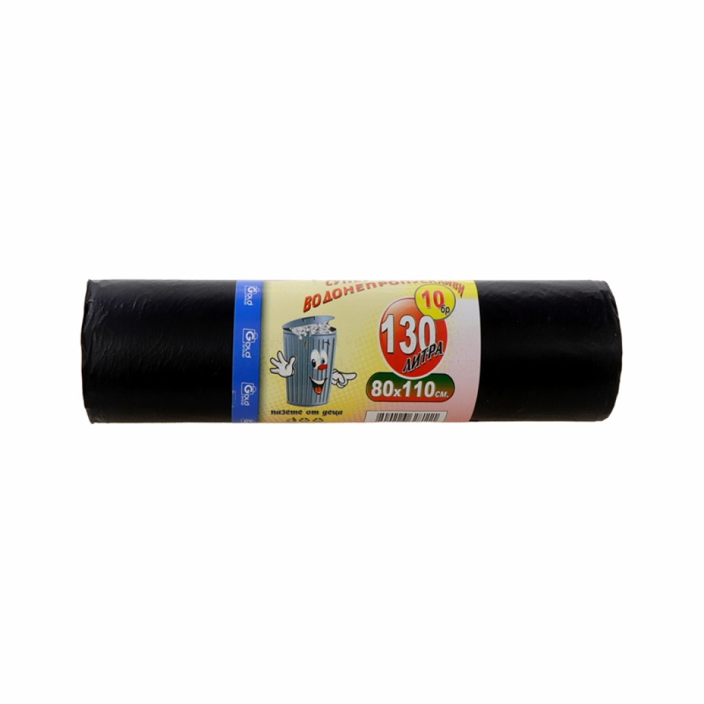 Почистващ продукт Торби за смет Golg Group, 130 L, 80 x 110 cm, 10 брояна ниска цена с бърза доставка - BestPC.BG