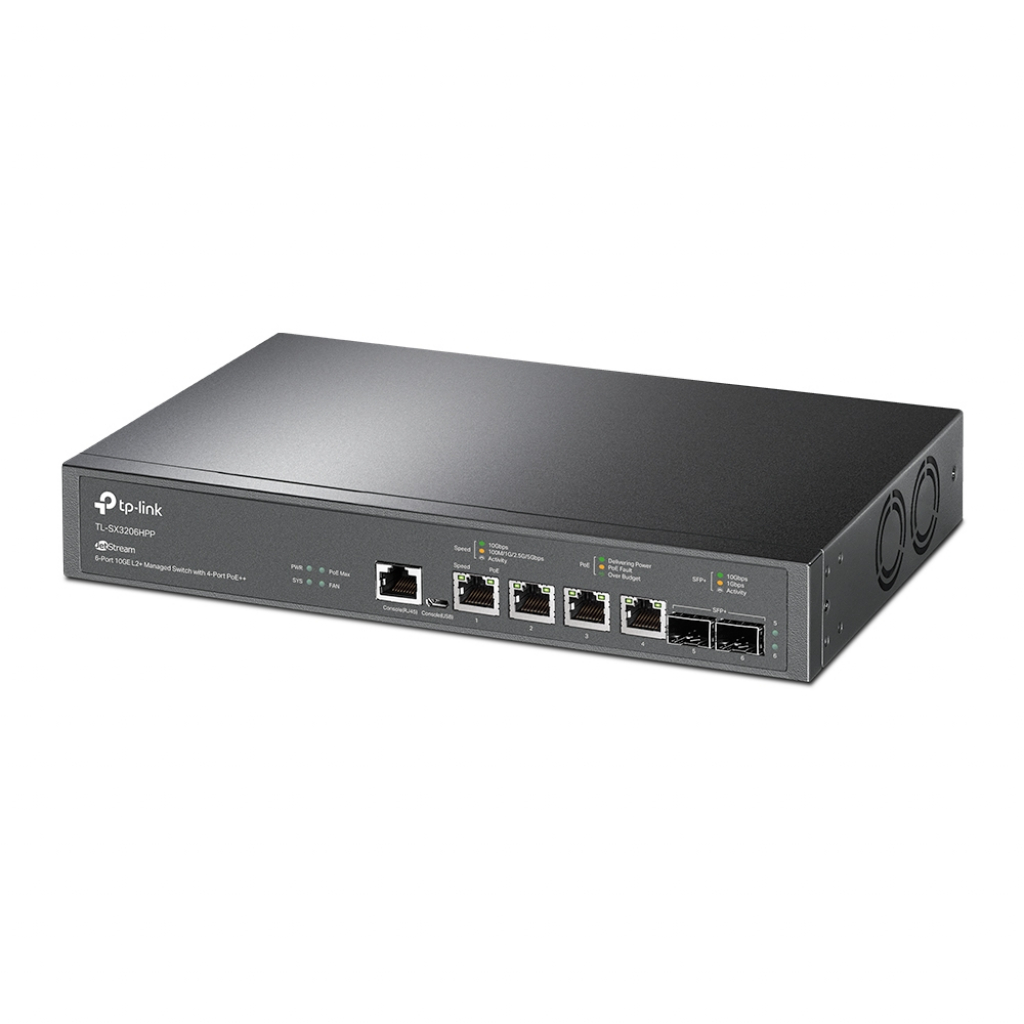 Комутатор/Суич TP-Link TL-SX3206HPP JetStream 10GE L2+ Managedна ниска цена с бърза доставка - BestPC.BG