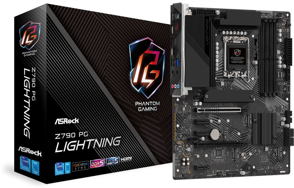 Дънна платка ASROCK  Z790 PG Lightning, Socket LGA1700, 4xDDR5на ниска цена с бърза доставка - BestPC.BG