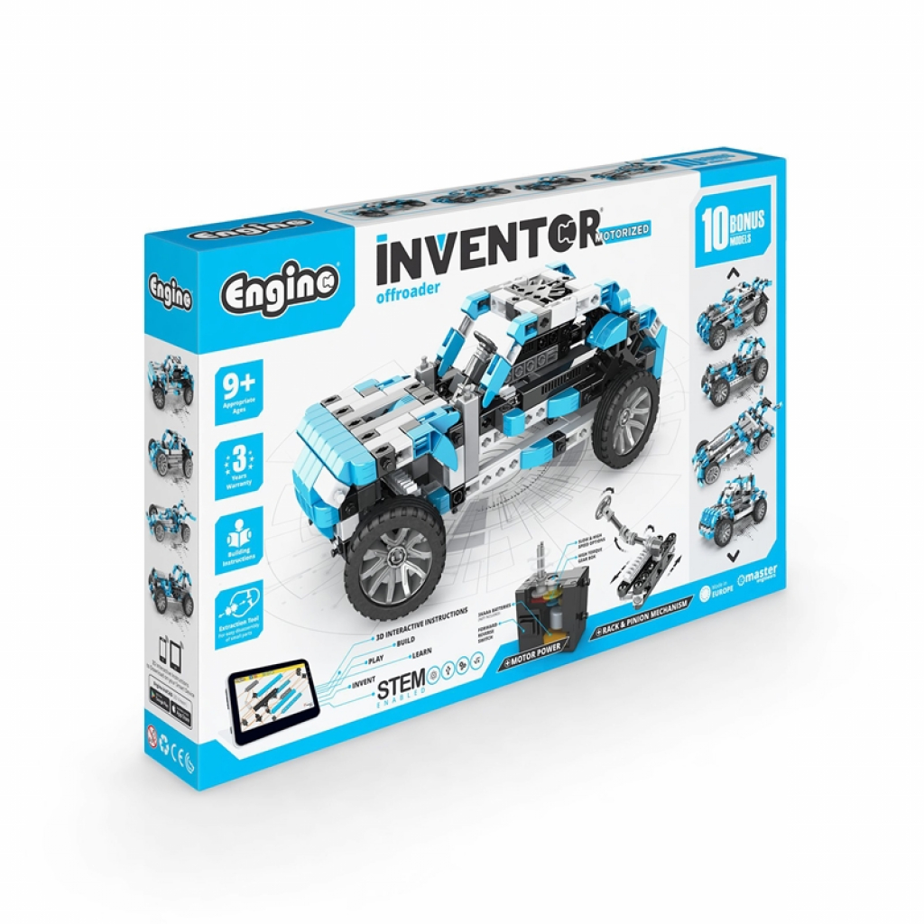 Engino Конструктор Inventor Motorized - Офроудър, 10 в 1на ниска цена с бърза доставка - BestPC.BG