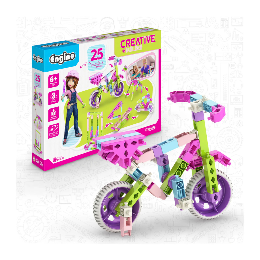 Engino Конструктор Creative Builder, 25 модела за момичетана ниска цена с бърза доставка - BestPC.BG