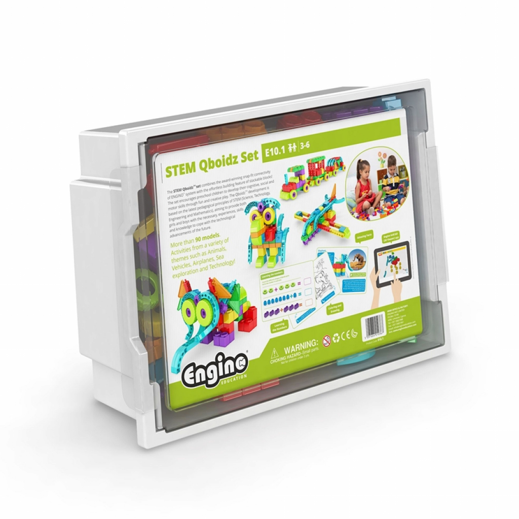 Engino Комплект Education Qboidz - Малки строителина ниска цена с бърза доставка - BestPC.BG