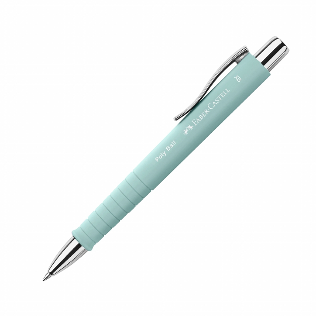 Faber-Castell Химикалка Poly Ball, XB, карибскосиняна ниска цена с бърза доставка - BestPC.BG