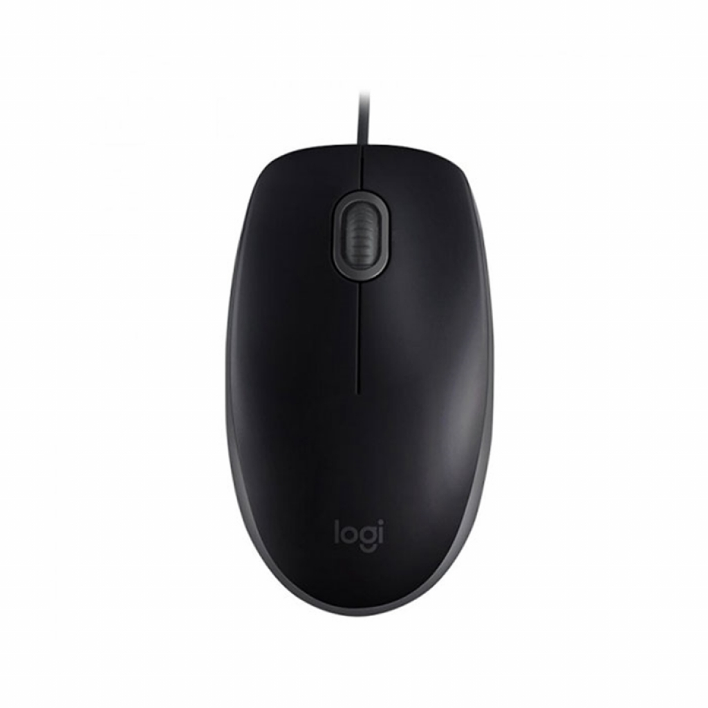 Мишка Logitech B110, оптична, безшумна, чернана ниска цена с бърза доставка - BestPC.BG