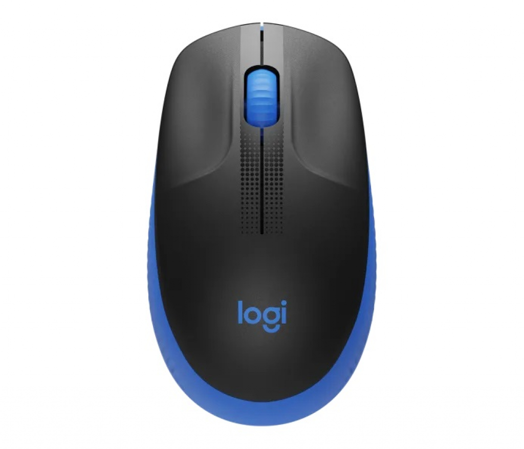 Безжичная оптична мишка Logitech M190, синяна ниска цена с бърза доставка - BestPC.BG