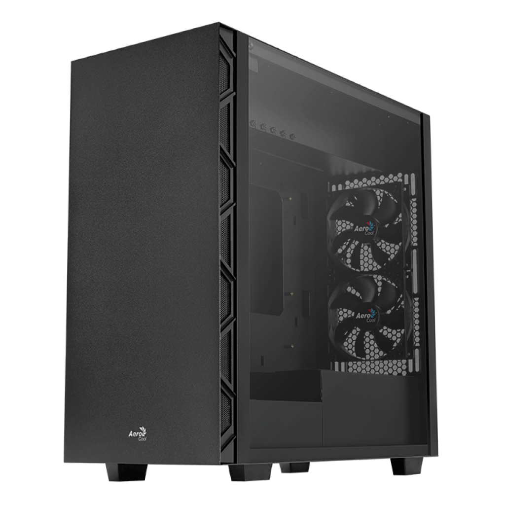 AeroCool Flo кутия с прозрачен страничен панелна ниска цена с бърза доставка - BestPC.BG
