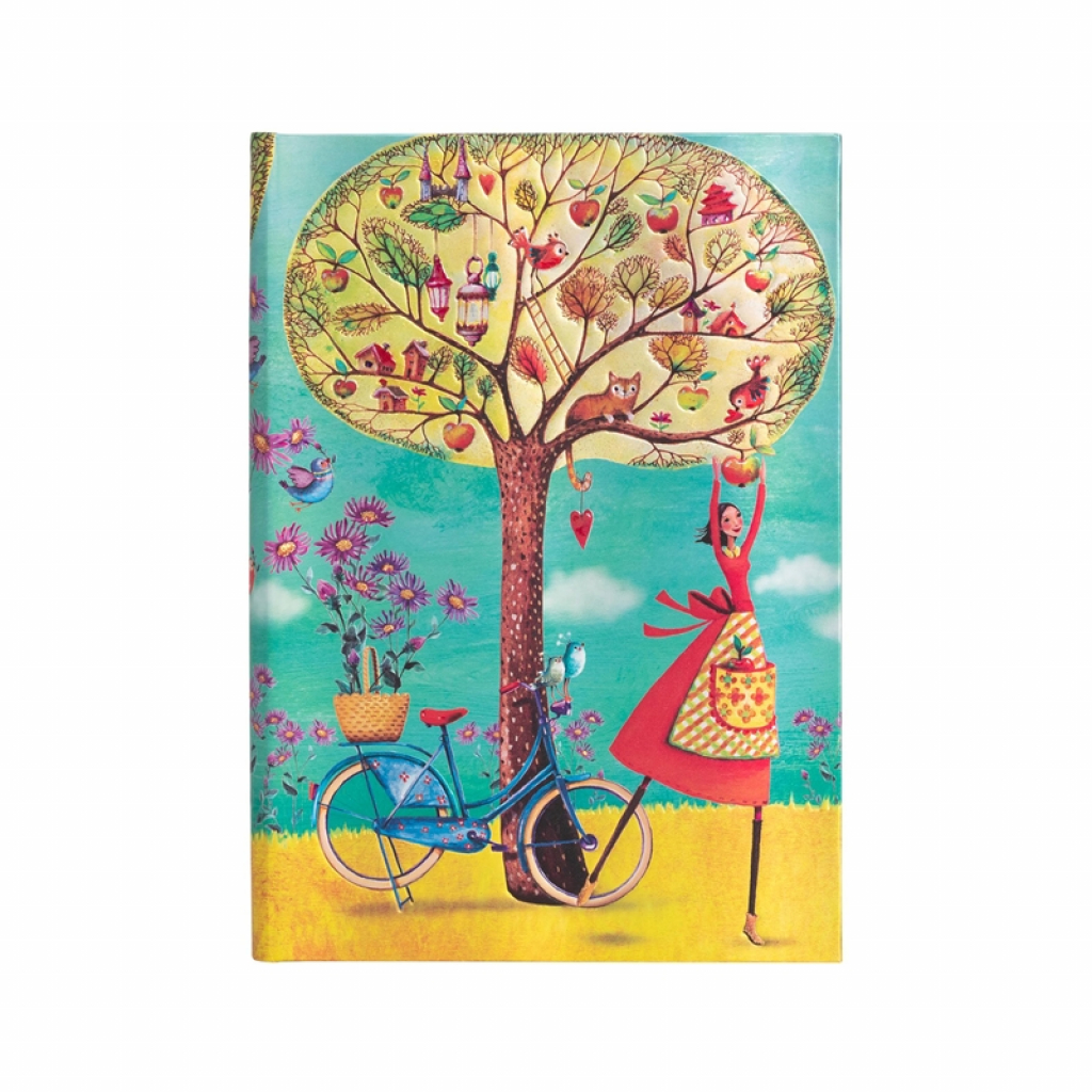 Paperblanks Тефтер Autumn Apples, широки редове, твърда корица, 72 листана ниска цена с бърза доставка - BestPC.BG