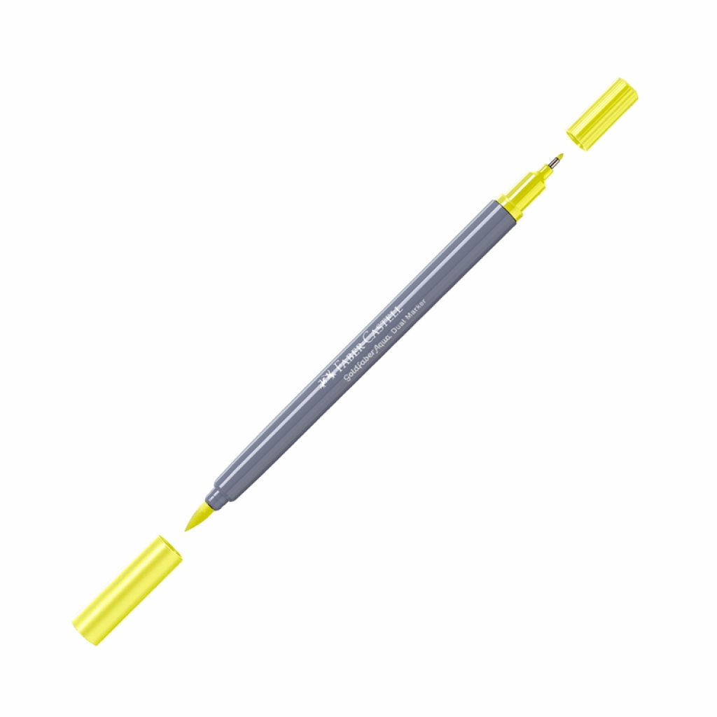 Faber-Castell Маркер Goldfaber A.Dual, № 205, кадмиевожълт лимонна ниска цена с бърза доставка - BestPC.BG