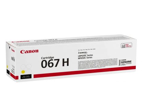 Тонер за лазерен принтер Canon CRG-067H Yна ниска цена с бърза доставка - BestPC.BG