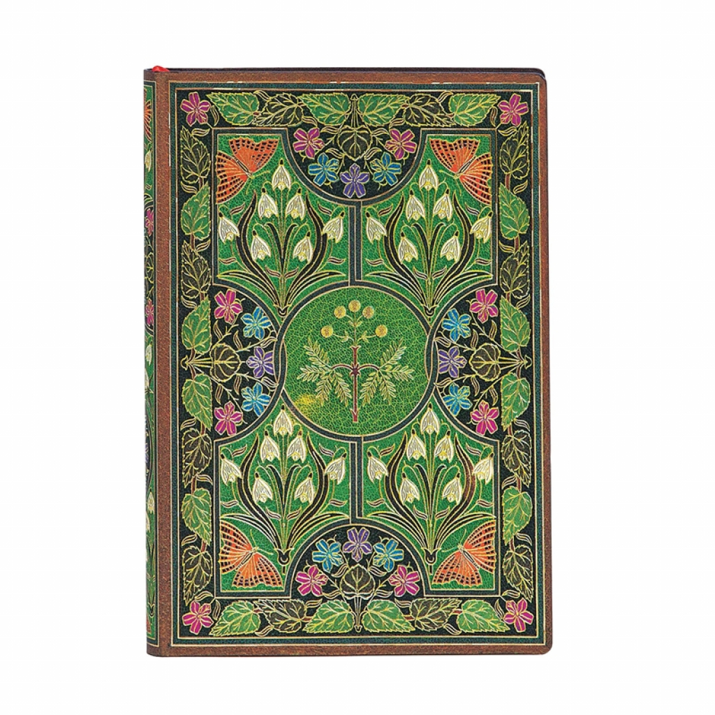 Paperblanks Тефтер Poetry in Bloom, 95 х 140 mm, широки редове, мека корица, 88 листана ниска цена с бърза доставка - BestPC.BG
