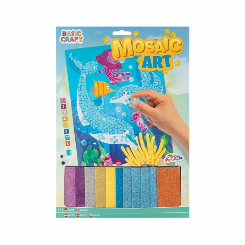 Moxy Комплект мозайка с мъниста Делфин, А4на ниска цена с бърза доставка - BestPC.BG