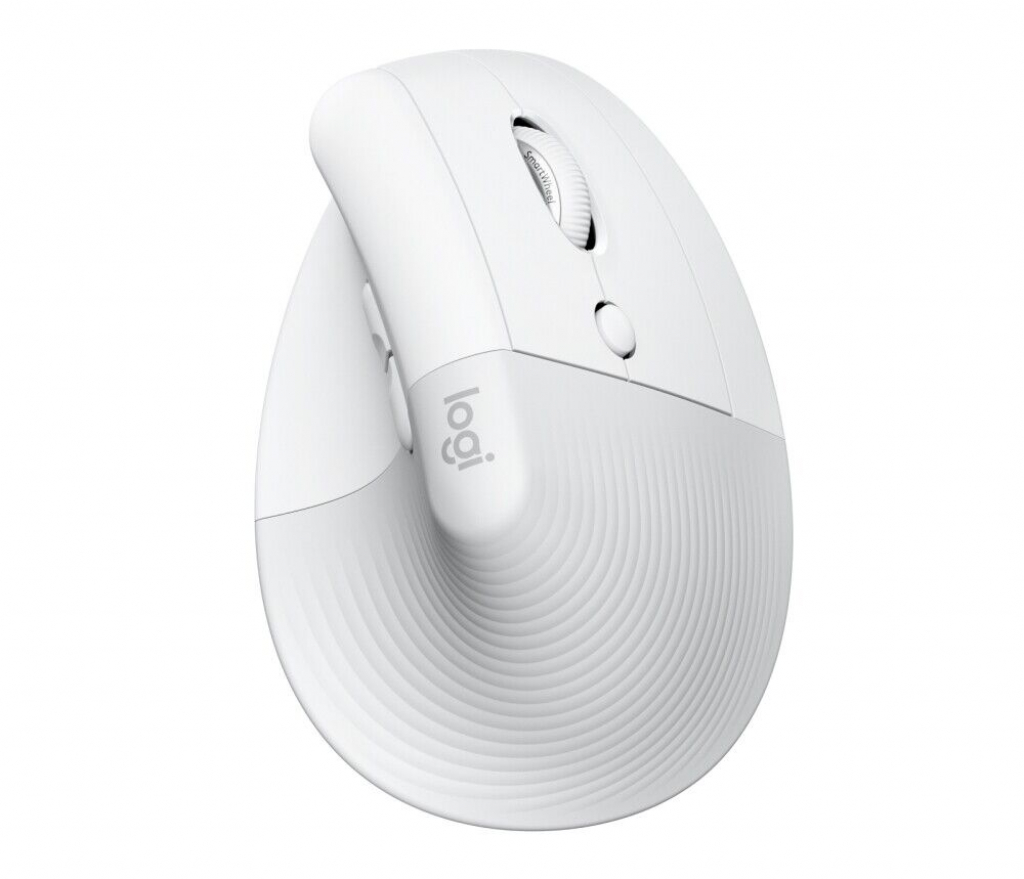 Мишка LOGITECH Lift Bluetooth Vertical Ergonomic Mouse - OFF-WHITE-PALE GREY - B2Bна ниска цена с бърза доставка - BestPC.BG