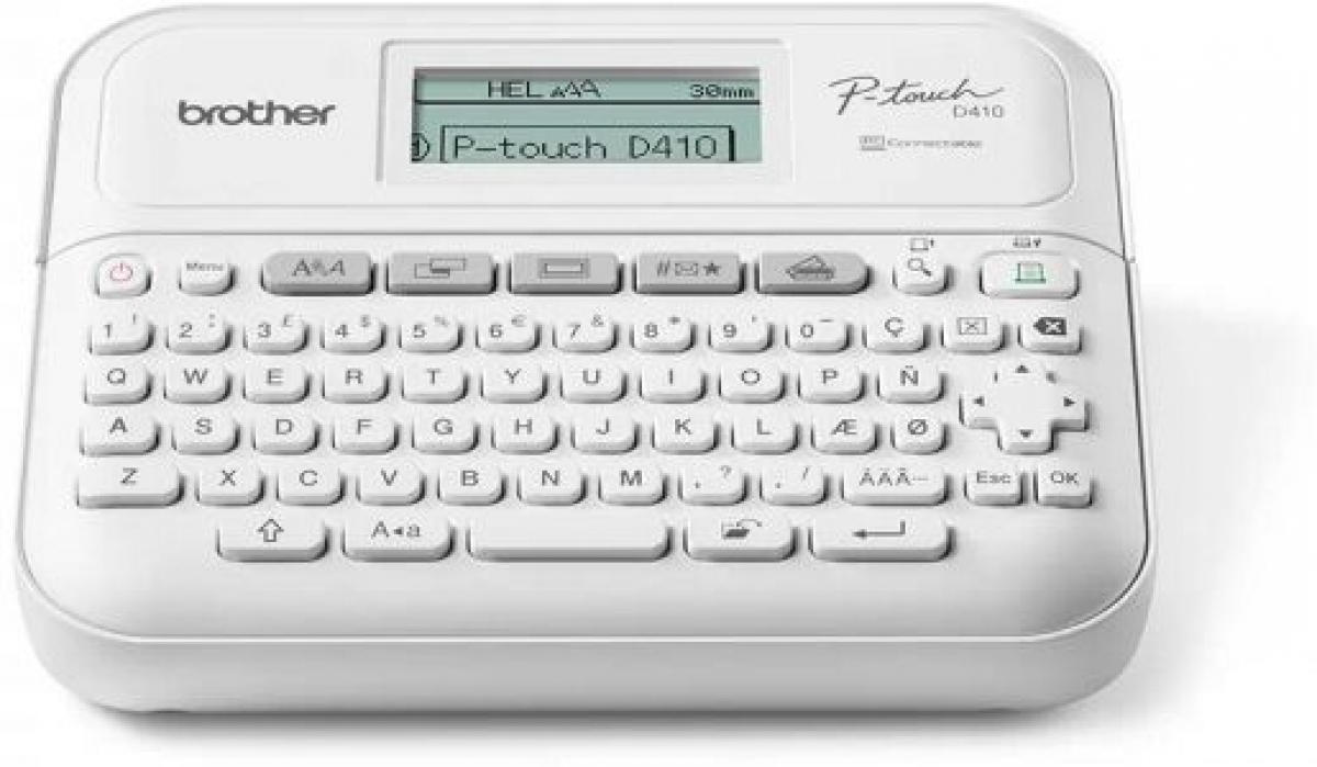 Етикетен принтер BROTHER PTD410YJ1 Label printer desktop TZe 3.5-18mm easy-to-read graphic displayна ниска цена с бърза доставка - BestPC.BG