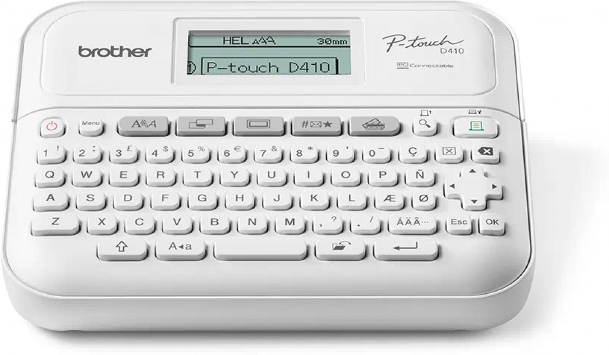Етикетен принтер Brother PT-D410VP Labelling system, TZe 3.5-18mm easy-to-read graphic displayна ниска цена с бърза доставка - BestPC.BG