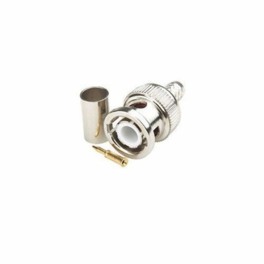 Конектор BNC RG59 за кримпване - TEKRA RX-BNC004 BNC RG59на ниска цена с бърза доставка - BestPC.BG