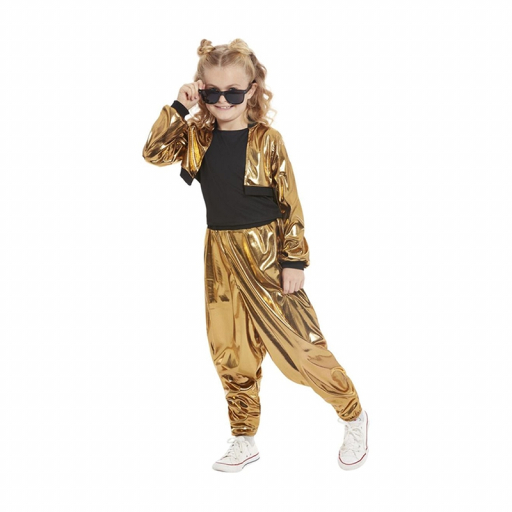 Костюм 80-те години Hammertime, за момиче, размер M, златистна ниска цена с бърза доставка - BestPC.BG