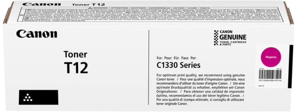Тонер за лазерен принтер Canon Toner T12, Magentaна ниска цена с бърза доставка - BestPC.BG