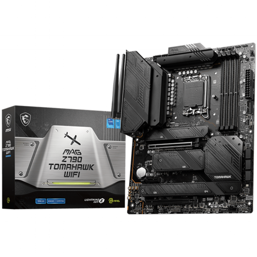 Дънна платка MSI MAG Z790 TOMAHAWK WIFI, ATX, Socket LGA 1700, Dual Channel DDR5на ниска цена с бърза доставка - BestPC.BG