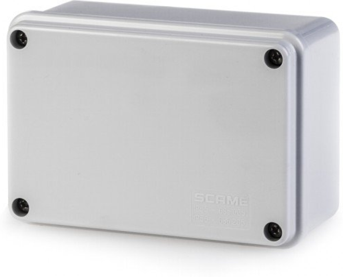 Кутия PVC 120x80x50,IP56,UV, без щуцери SCAMEна ниска цена с бърза доставка - BestPC.BG