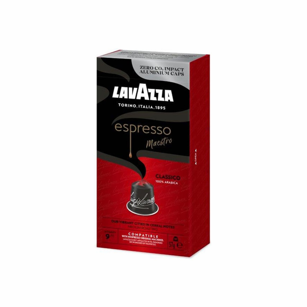 Lavazza Кафе капсула Classico Nespresso, стандарт, алуминиева, 10 брояна ниска цена с бърза доставка - BestPC.BG