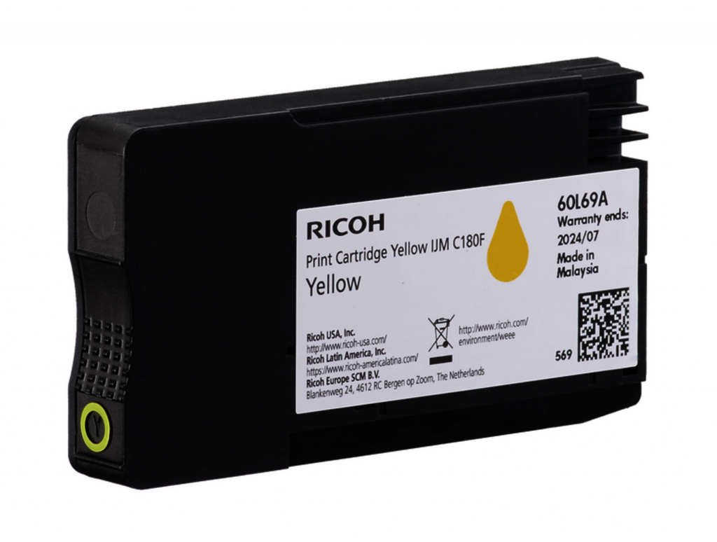 Тонер за лазерен принтер RICOH IJM C180F, 1600 копия, Yellowна ниска цена с бърза доставка - BestPC.BG