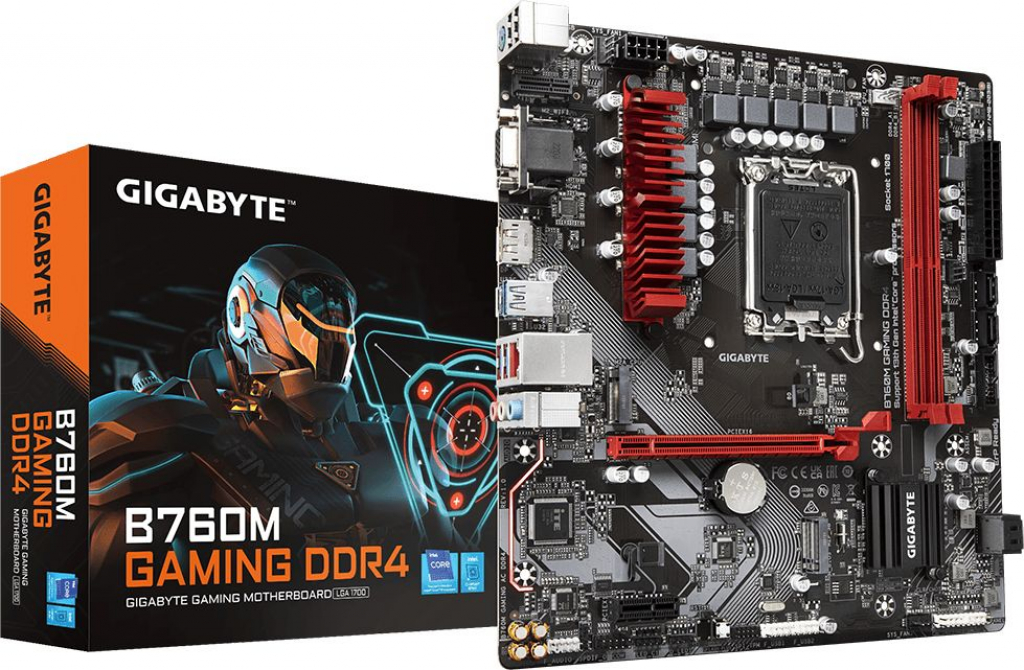 Дънна платка GIGABYTE B760M GAMING DDR4, LGA1700, 2xDDR4, 3200 MHz, Micro ATXна ниска цена с бърза доставка - BestPC.BG