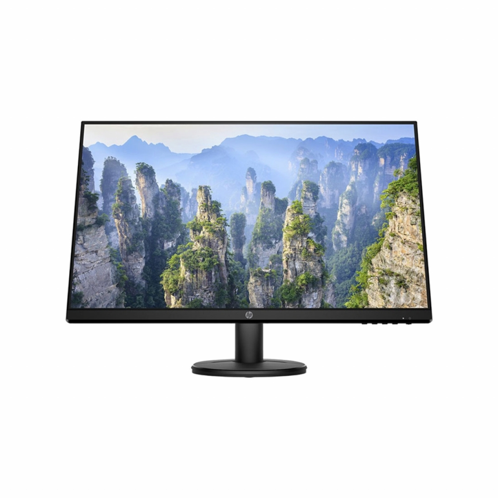 Монитор HP 28N20AA, 27" Full HD, IPS, 5 ms, HDMI, VGA, 300 cd/m2, 300 cd-m2, Черенна ниска цена с бърза доставка - BestPC.BG