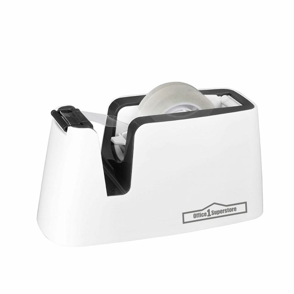 Диспенсър за тиксо Elegant, максимален размер 19 mm x 33 m, бялo-сивна ниска цена с бърза доставка - BestPC.BG