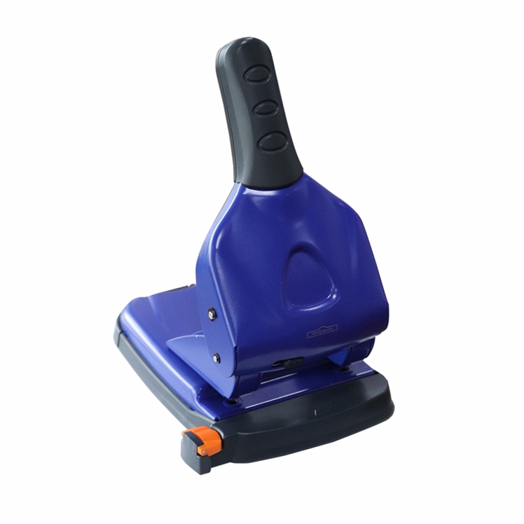 Перфоратор с ограничител P70, за 70 листа, тъмносинна ниска цена с бърза доставка - BestPC.BG