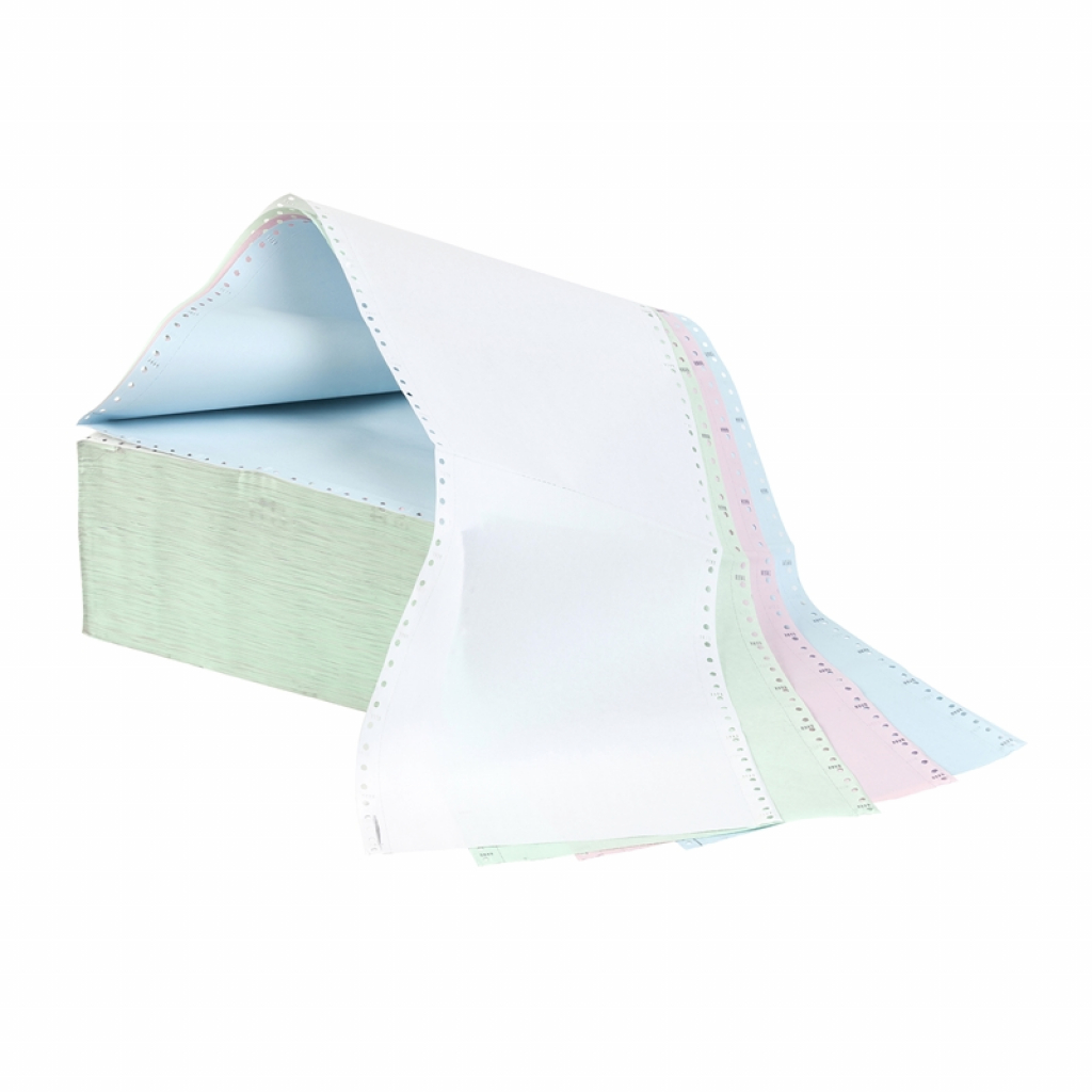 Безконечна принтерна хартия, 240 mm, 11\'\', 4 пласта, цветна, 500 комплектана ниска цена с бърза доставка - BestPC.BG