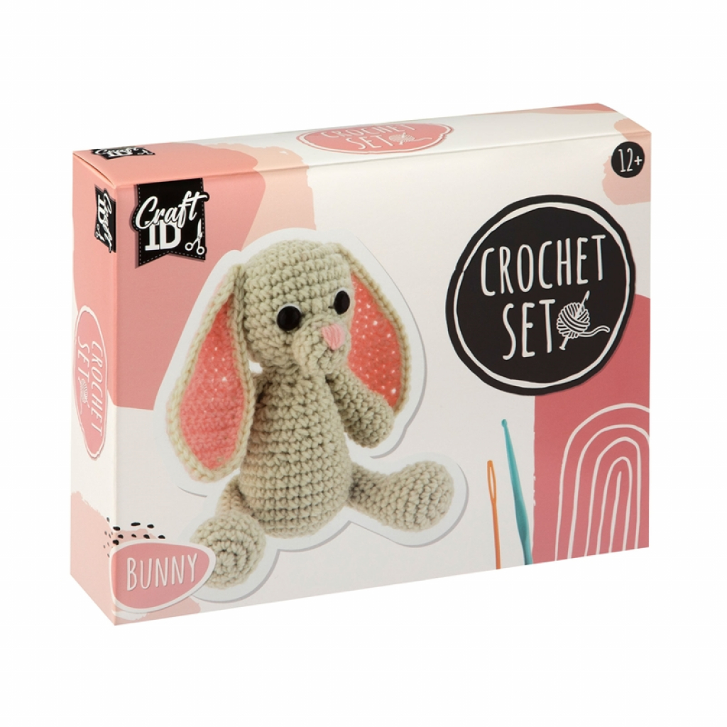 Craft ID Комплект за плетене на една кука - Заек, 12 х 9 х 12 cmна ниска цена с бърза доставка - BestPC.BG