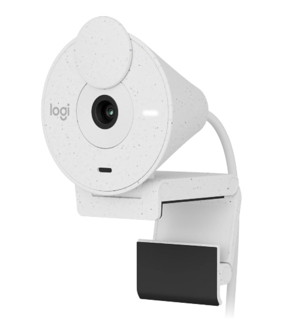 Уеб камера Logitech Brio 300 Full HD webcam - OFF-WHITE - USB - N-A - EMEA28-935на ниска цена с бърза доставка - BestPC.BG