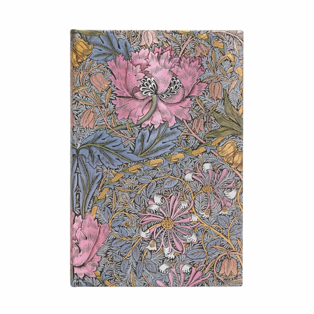 Paperblanks Тефтер William Morris, Mini, широки редове, твърда корица, 88 листана ниска цена с бърза доставка - BestPC.BG
