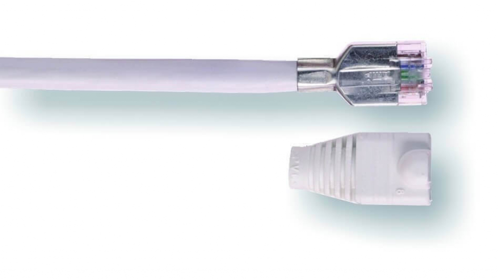 Пач кабел, CAT.6A, S-FTP, LSZH, различни цветове и дължини — 6a-Да-Екранирани S-FTP-Сив-3 метрана ниска цена с бърза доставка - BestPC.BG