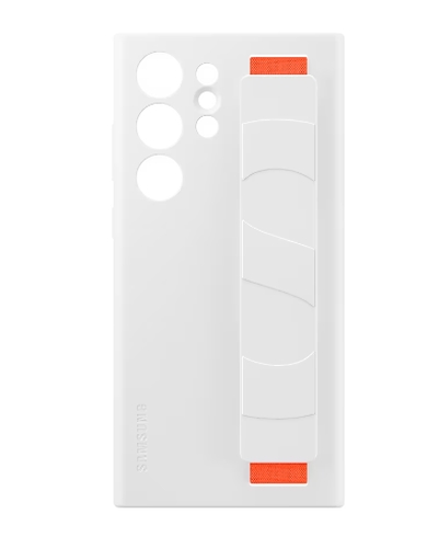 Калъф за смартфон Samsung S23 Ultra S918 Silicone Grip Case, Whiteна ниска цена с бърза доставка - BestPC.BG