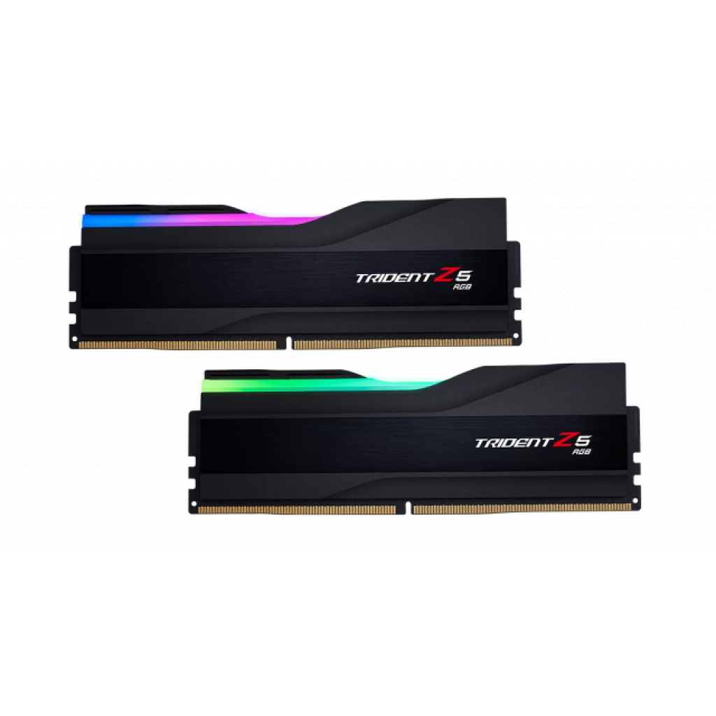 Памет G.SKILL Trident Z5 RGB Black 32GB(2x16GB) DDR5 PC5-48000 6400MHzна ниска цена с бърза доставка - BestPC.BG