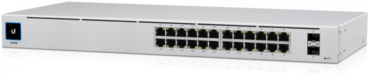 Комутатор/Суич Ubiquiti USW-24-POE Gigabit Layer 2, 802.3at PoE+ portsна ниска цена с бърза доставка - BestPC.BG