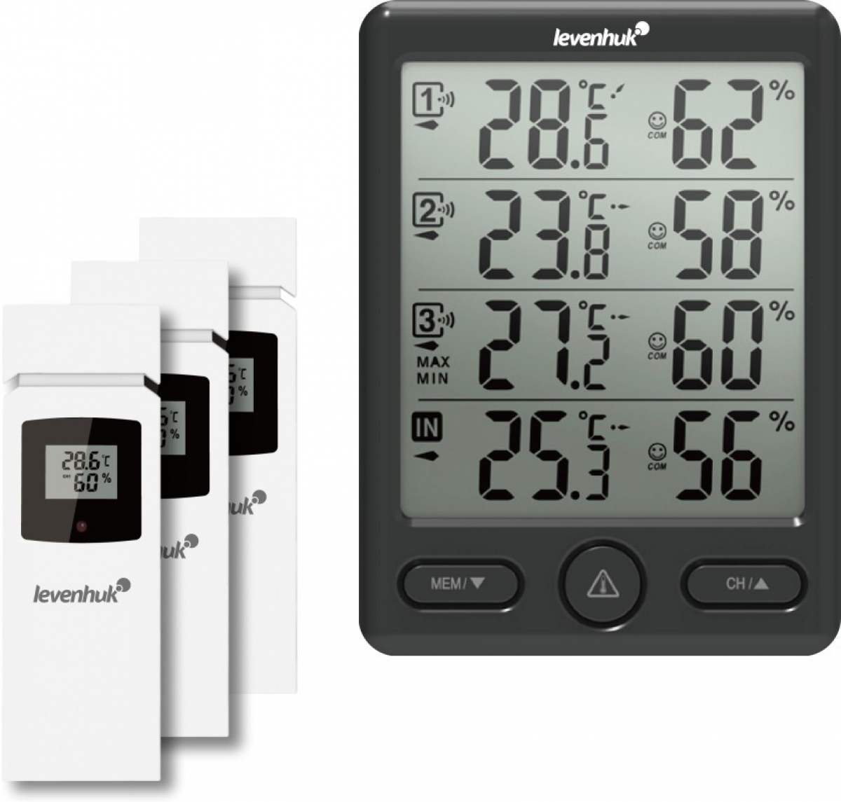 Станция Метеорологична станция Levenhuk Wezzer PLUS LP20на ниска цена с бърза доставка - BestPC.BG