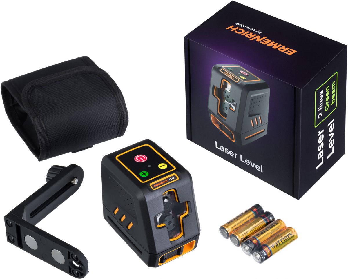 Инструмент/Тестер Лазерен нивелир Ermenrich BASE LT40на ниска цена с бърза доставка - BestPC.BG