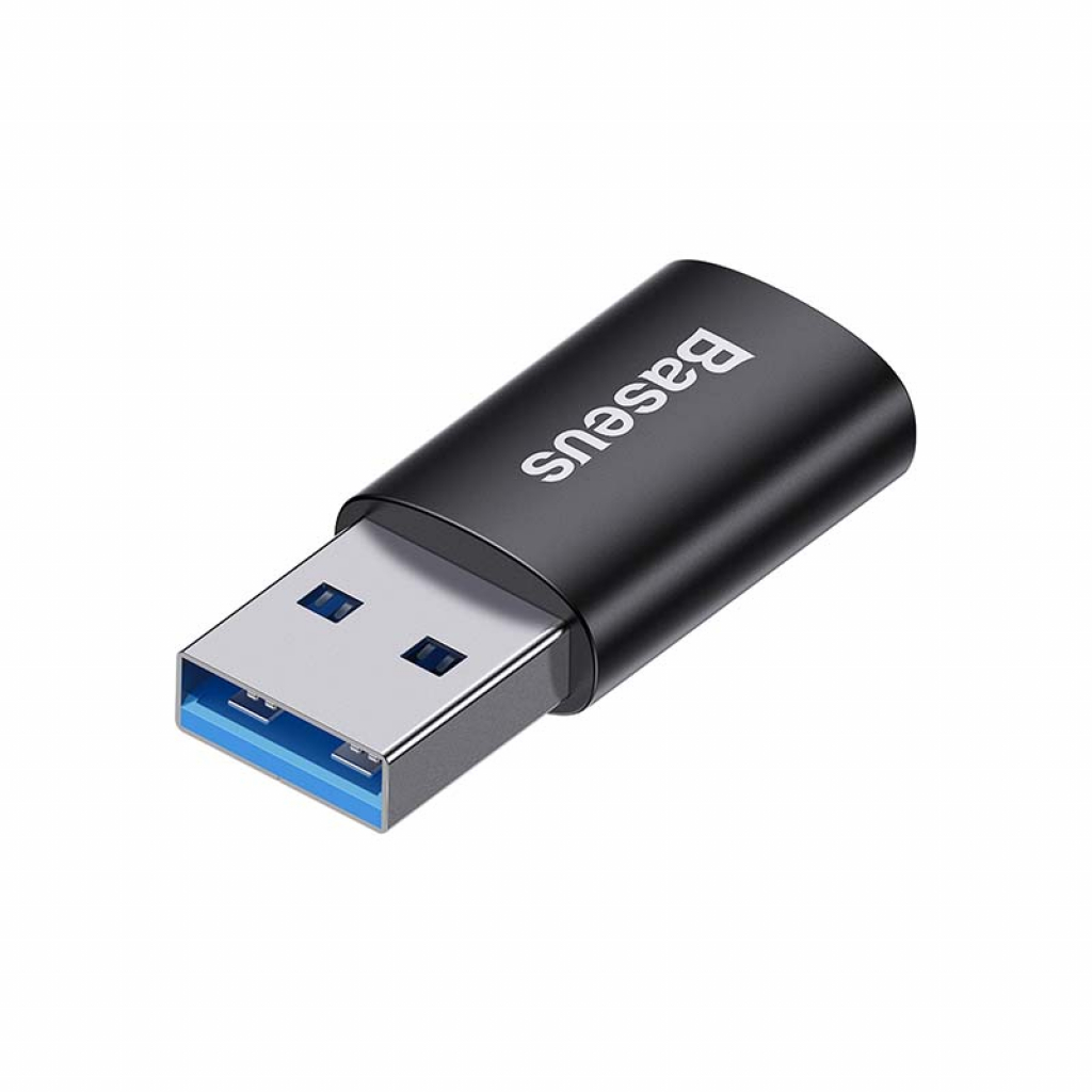 Адаптер Baseus Ingenuity, USB-A към USB-C, 10Gbps, OTG, Черенна ниска цена с бърза доставка - BestPC.BG